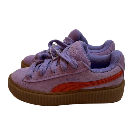 Puma Creeper Phatty Rihanna Fenty Lavender Burnt Red Women's sz: 71/5 NEW - Picture 1 of 8